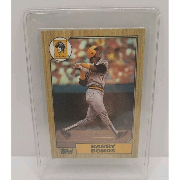 1987 Topps - #320 Barry Bonds MINT ERROR ON CARD CUT OFF #3 AND PARTIAL #0 - Picture 2 of 15